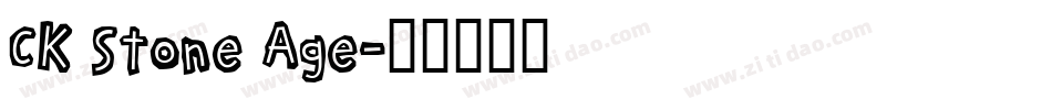 CK Stone Age字体转换